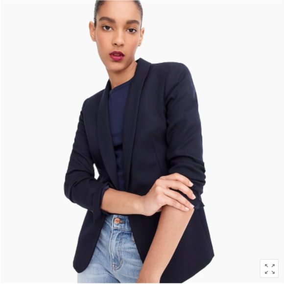 j crew wool blend blazer